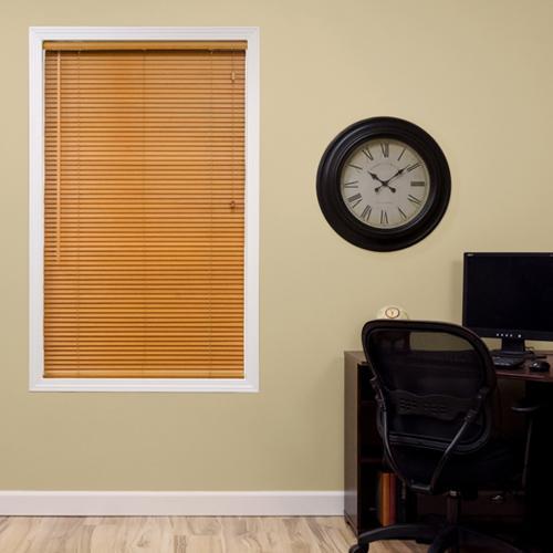 NEW Blinds-To-Go 46"x48" Real wood Golden Oak blinds 