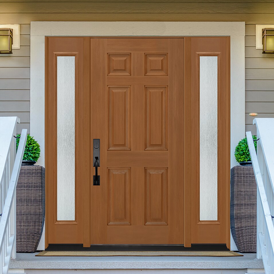 Regency Collection Customizable Textured Fiberglass Front Door | Steves & Sons