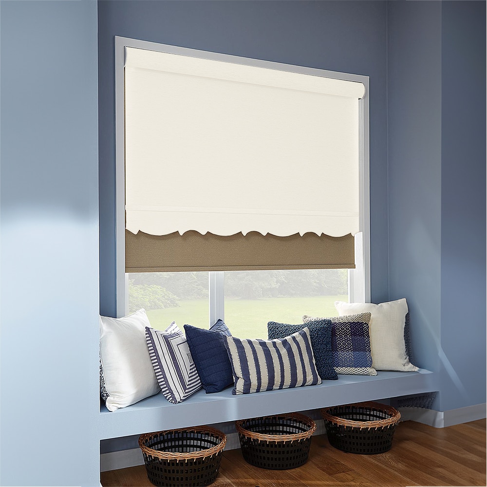 Dual roller outlet shades