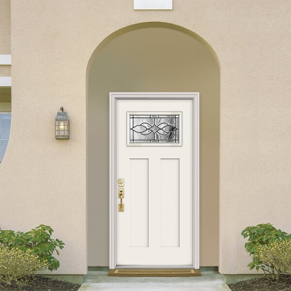 Legacy Collection Customizable Fiberglass Prehung Front Door