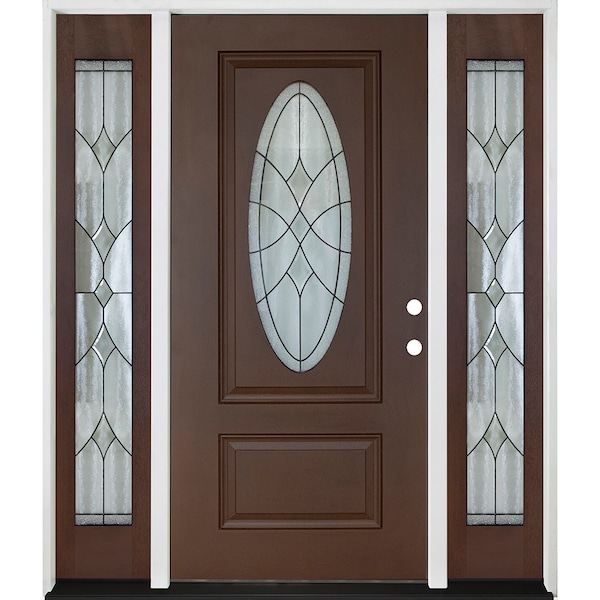Steves & Sons Regency Collection Customizable Fiberglass Front Door 552299 - The Home Depot